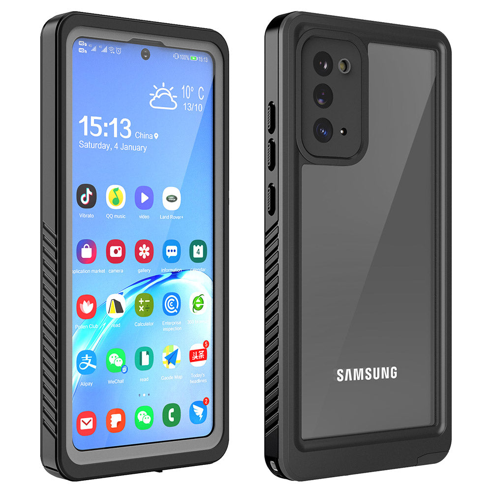 For Samsung Galaxy Note20 FS Series IP68 Waterproof Case Cell Phone Diving Shockproof Clear Back Cover For Samsung Galaxy Note20 FS Series IP68 Waterproof Case Cell Phone Diving Shockproof Clear Back Cover